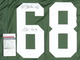 Kevin Mawae Signed New York Jets Jersey (JSA COA) 8xPro Bowl Center / 2019 HOF