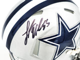 LEIGHTON VANDER ESCH AUTOGRAPHED COWBOYS SILVER MINI HELMET FANATICS HOLO 228074
