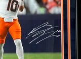 Bo Nix Autographed Denver Broncos 16x20 Photo - Framed 24"W x 34"H - Beckett COA