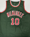 BOB DANDRIDGE Signed Custom Replica Green Jersey AUTO - Milwaukee Bucks - BAS