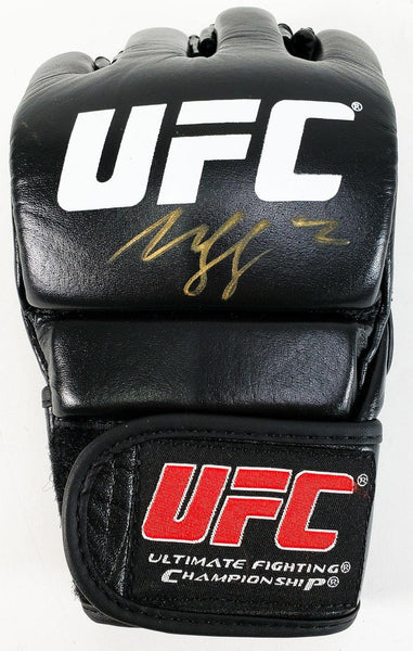Khamzat Chimaev Signed UFC Glove (PSA) 15 - 1 / MMA Record/ 2020 Rookie o/t Year