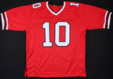 Steve Bartkowski Signed Falcons Jersey (JSA COA) NFC Rookie of the Year 1975