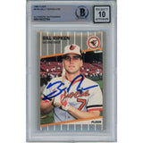 Billy Ripken Autographed 1989 Fleer 616 Trading Card 10 Grade Beckett 49329