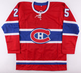 Jacob De La Rose Signed Montreal Canadiens Jersey (Beckett COA) 2018 Team Sweden