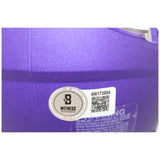 Justin Jefferson Autographed Minnesota Vikings Mini Helmet Beckett Witness 52878