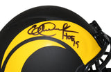 Eric Dickerson Signed Los Angeles Rams Eclipse Mini Helmet HOF Beckett 40369