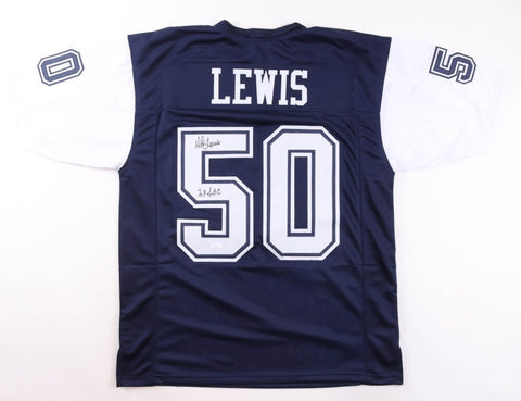 D D Lewis Signed Dallas Cowboys Jersey (JSA) 2xSuper Bowl Champion Vi & XII