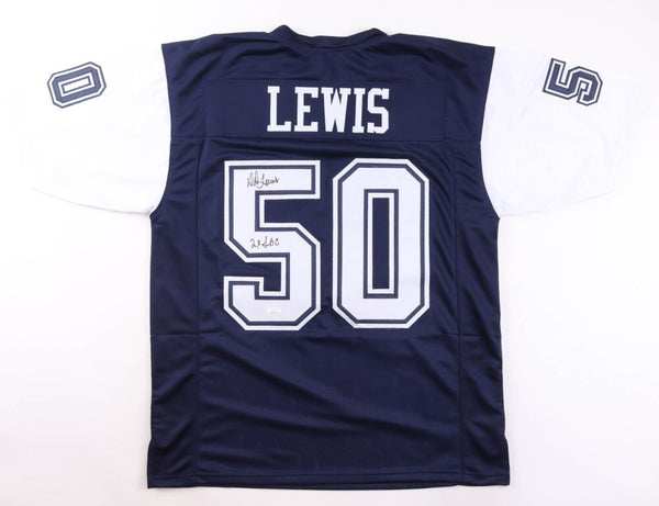 D D Lewis Signed Dallas Cowboys Jersey (JSA) 2xSuper Bowl Champion Vi & XII