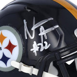 Najee Harris Pittsburgh Steelers Autographed Riddell Speed Mini Helmet