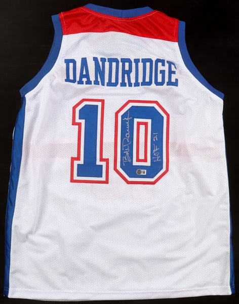 Bob Dandridge Signed Washington Bullets Jersey Inscribed "HOF 21" (Beckett)