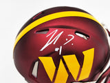 JAHAN DOTSON AUTOGRAPHED WASHINGTON COMMANDERS MAROON MINI HELMET BECKETT 230113