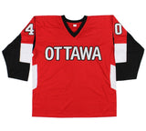 Patrick Lalime Signed Ottawa Custom Red Jersey