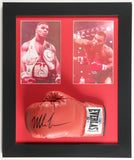 Mike Tyson Signed 20"x24" Framed Everlast Boxing Glove Display (Tyson & Beckett)