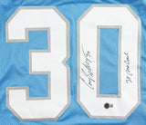 Cory Schlesinger Signed Detroit Lions Jersey Inscribed "3x Pro Bowl"(Beckett) FB