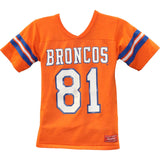 Steve Watson Signed Denver Broncos Rawlings Small T-Shirt Beckett 45007