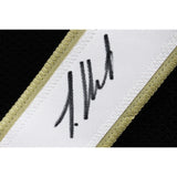Travis Hunter Autographed College Style XL Black Jersey Beckett Witness 53322