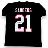 Deion Sanders Autographed SIGNED Jersey - Black - Beckett Authenticated