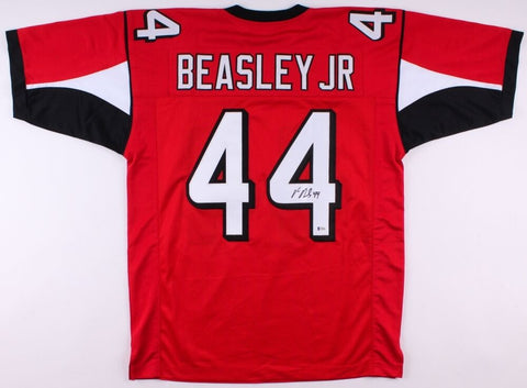 Vic Beasley Signed Atlanta Falcons Jersey (Beckett COA) 2016 Pro Bowl L.B.