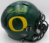 Dillon Gabriel Autographed Speed Full Size Helmet Oregon Signed Twice Beckett Wi