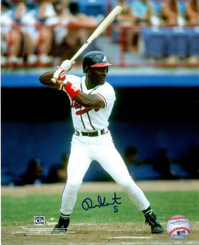 Braves All Star Outfielder RON GANT Signed 8x10 Action Photo #1 AUTO