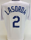 Tommy Lasorda Signed Los Angeles Dodgers Jersey (PSA COA) 2xNL Manager o/t Year