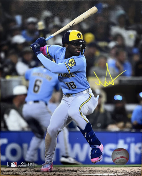 LUIS LARA Signed 8x10 Photo #2 - Milwaukee Brewers MLB - AUTO