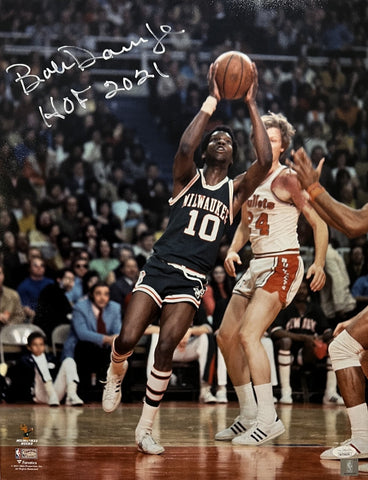 Milwaukee Bucks BOB DANDRIDGE Signed 16x20 Photo AUTO #8 w/ "HOF 2021" - JSA