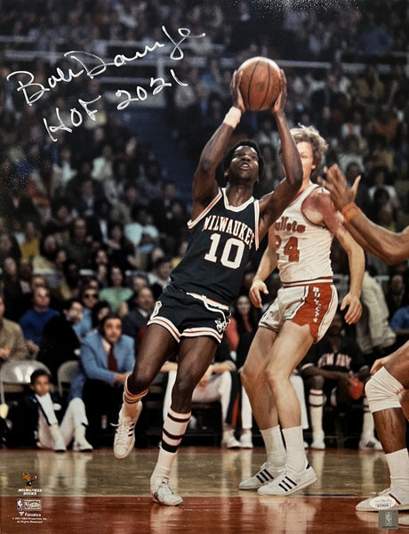 Milwaukee Bucks BOB DANDRIDGE Signed 16x20 Photo AUTO #8 w/ "HOF 2021" - JSA