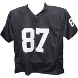 Michael Mayer Autographed/Signed Pro Style Black Jersey Insc. BAS 43090