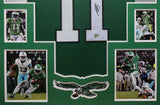 FRAMED PHILADELPHIA EAGLES AJ BROWN AUTOGRAPHED SIGNED JERSEY BECKETT HOLO