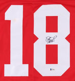 Dante Pettis Signed San Francisco 49ers Jersey (Beckett Hologram) 2nd Year W,R,