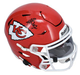 Nick Bolton Autographed Chiefs Mid-Size Speedflex MIDI Helmet Beckett