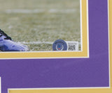 Adrian Peterson Signed Framed Minnesota Vikings 16x20 Run Photo BAS