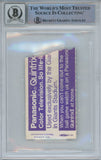 Tony Dorsett Signed Cowboys 1977 Game 4 Ticket Stub ROY Beckett 10 Slab 38635