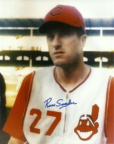 RUSS SNYDER Signed 8x10 Photo #4 - Cleveland Indians Outfielder - AUTO