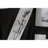 Howie Long Autographed Oakland Raiders M&N Black Jersey 2 Insc. Beckett 49676