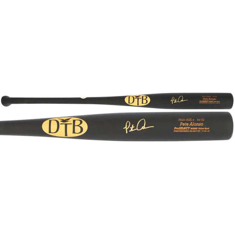 Pete Alonso New York Mets Autographed Dove Tail Axe Game Model Bat Fanatics COA