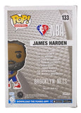 James Harden Signed Brooklyn Nets Funko Pop #133 BAS ITP