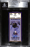 Ray Lewis Signed Baltimore Ravens 12/22/96 Slab Ticket 7 Grade Beckett 37442
