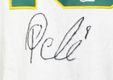 Pele Signed White New York Cosmos Soccer Jersey BAS