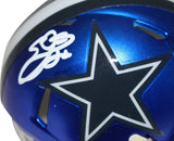 Emmitt Smith Autographed Dallas Cowboys Flash Mini Helmet Beckett 36227
