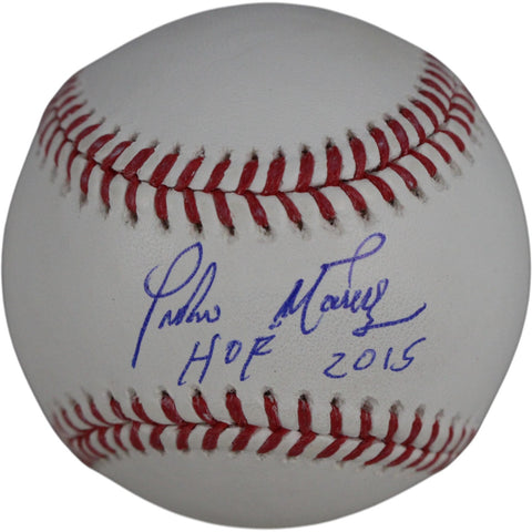 Pedro Martinez Autographed Boston Red Sox OML Baseball HOF Beckett Witness 51587
