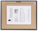 DiMaggio Mantle Williams Signed Framed Yankees 8x10 Baseball Photo BAS LOA