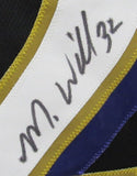 Marcus Williams Signed Black Custom Football Jersey Ravens Beckett 186209