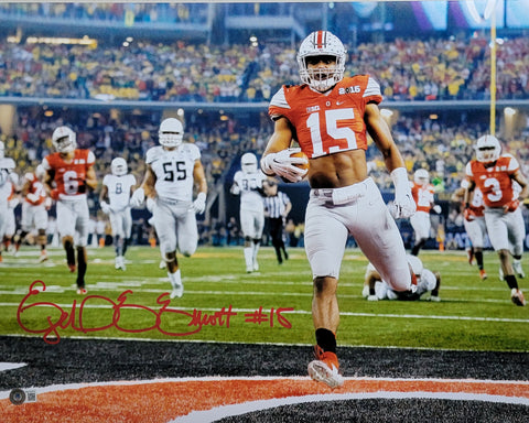 Ezekiel Elliott Signed OSU Ohio State 2014 Natl Champs Game 16x20 Photo Beckett