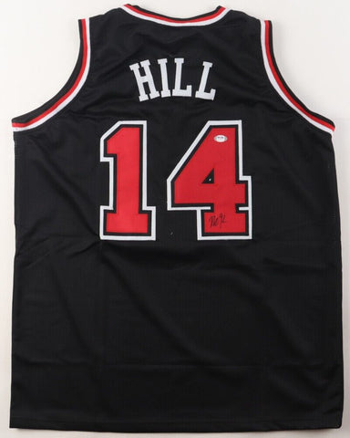 Malcolm Hill Signed Chicago Bulls Jersey (PSA) Ex-Fighting Illini Small Forward