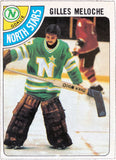 Gilles Meloche Signed North Stars Jersey (JSA) Minnesota Goalie / 1978-1985