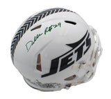 Darrelle Revis Signed New York Jets Speed Authentic Salute To Service 3 Helmet