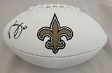 DARREN SPROLES SIGNED NEW ORLEANS SAINTS F/S REPLICA LOGO FOOTBALL BECKETT QR