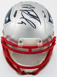 Matthew Judon Signed New England Patriots Mini Helmet (JSA COA) 3xPro Bowl LB